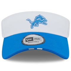 Detroit Lions New Era 2025 NFL Training Camp Adjustable Visor - White/Blue online