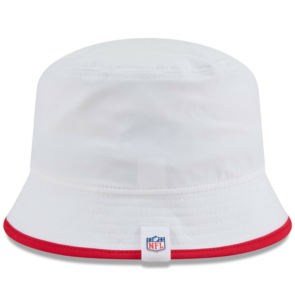 Kansas City Chiefs New Era 2025 NFL Training Camp Stretch Bucket Hat - White cheap