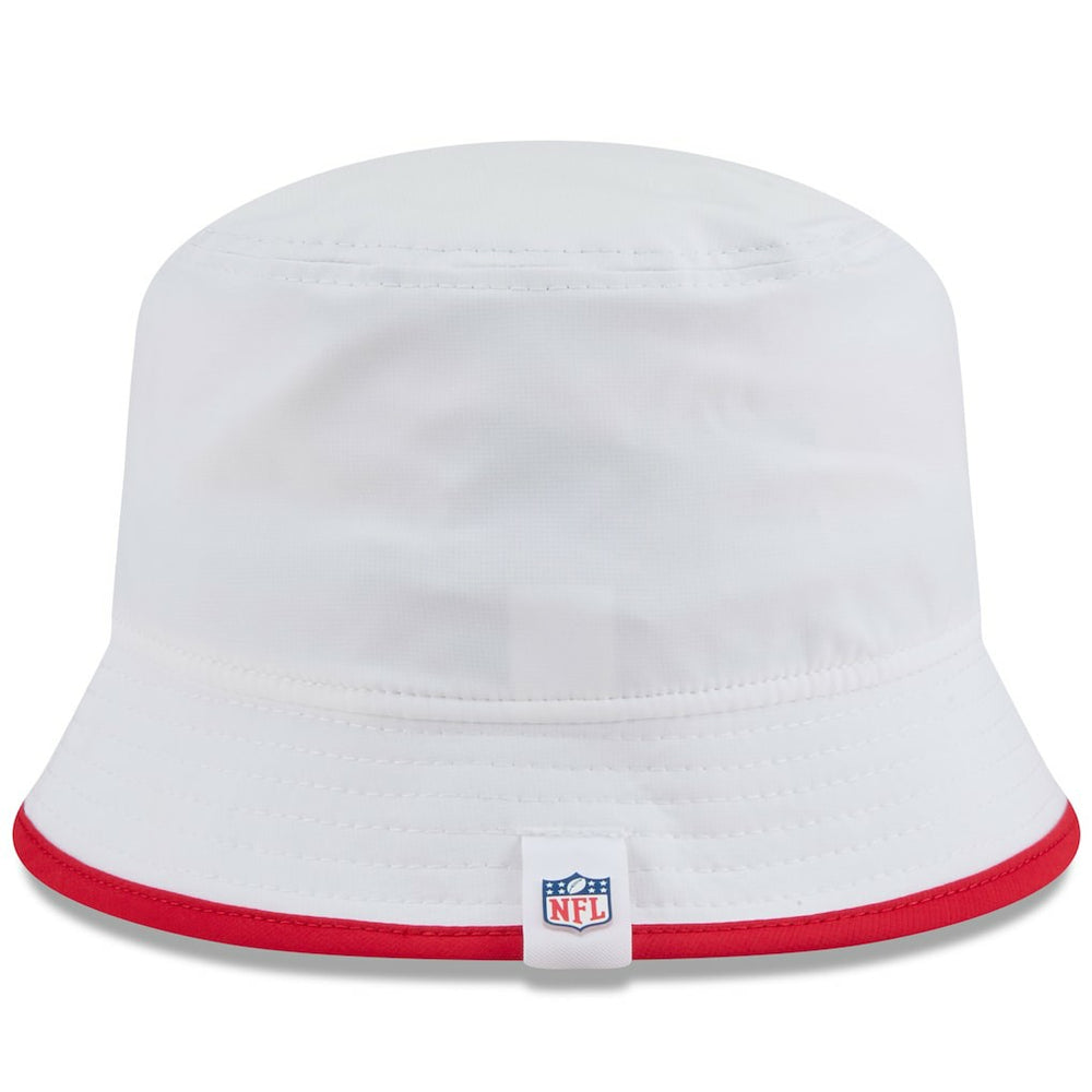 Kansas City Chiefs New Era 2025 NFL Training Camp Stretch Bucket Hat - White cheap
