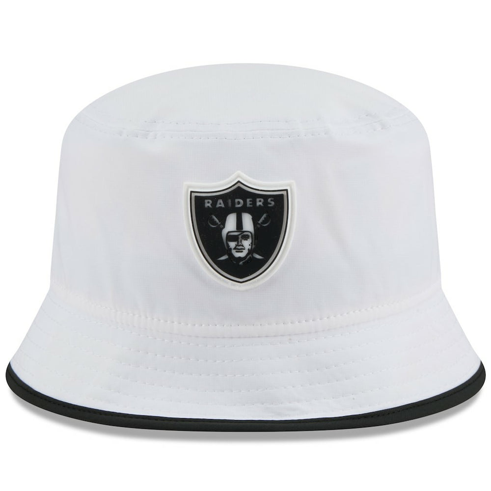 Las Vegas Raiders New Era 2025 NFL Training Camp Stretch Bucket Hat - White outlet