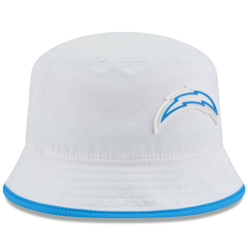 Los Angeles Chargers New Era 2025 NFL Training Camp Stretch Bucket Hat - White on sale