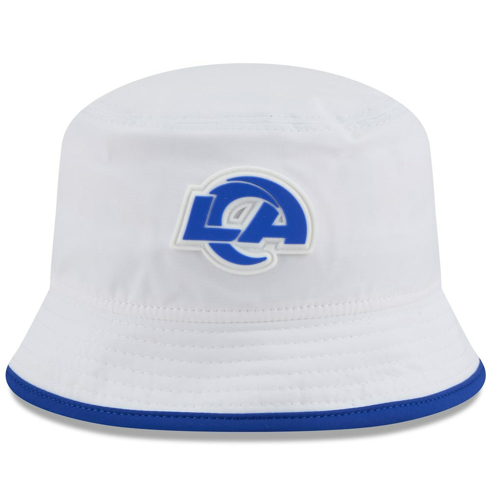 Los Angeles Rams New Era 2025 NFL Training Camp Stretch Bucket Hat - White cheap