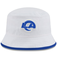 Los Angeles Rams New Era 2025 NFL Training Camp Stretch Bucket Hat - White cheap