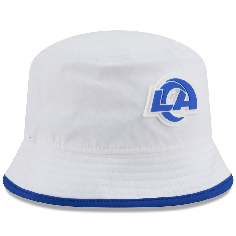 Los Angeles Rams New Era 2025 NFL Training Camp Stretch Bucket Hat - White cheap