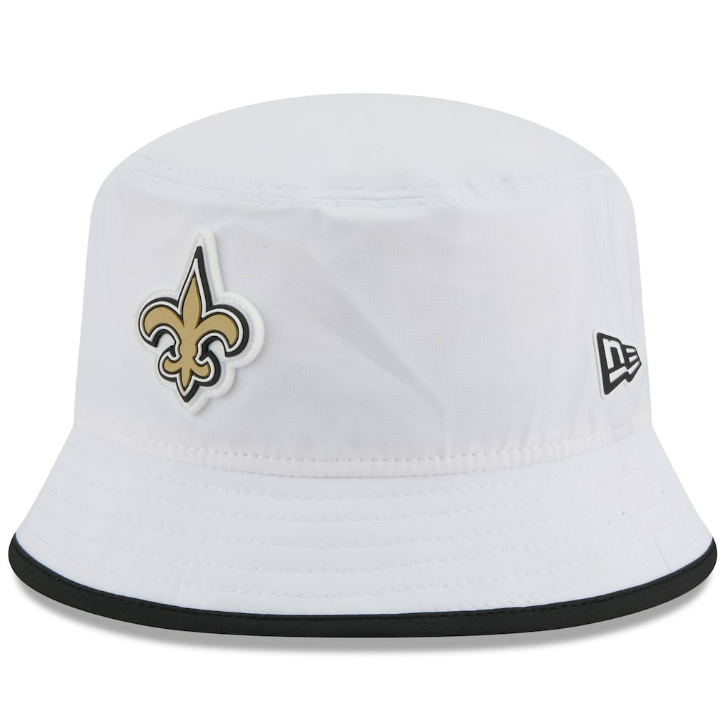 New Orleans Saints New Era 2025 NFL Training Camp Stretch Bucket Hat - White outlet