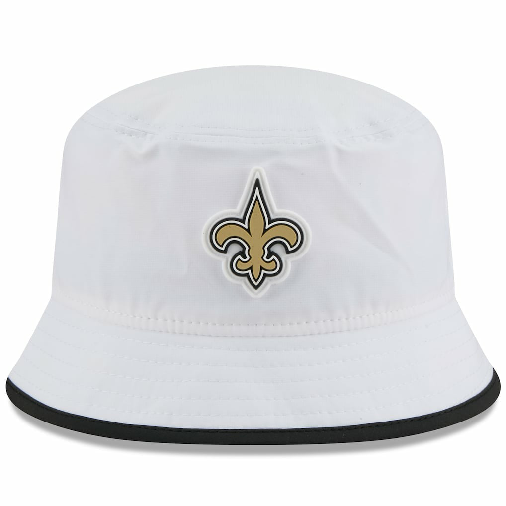 New Orleans Saints New Era 2025 NFL Training Camp Stretch Bucket Hat - White outlet