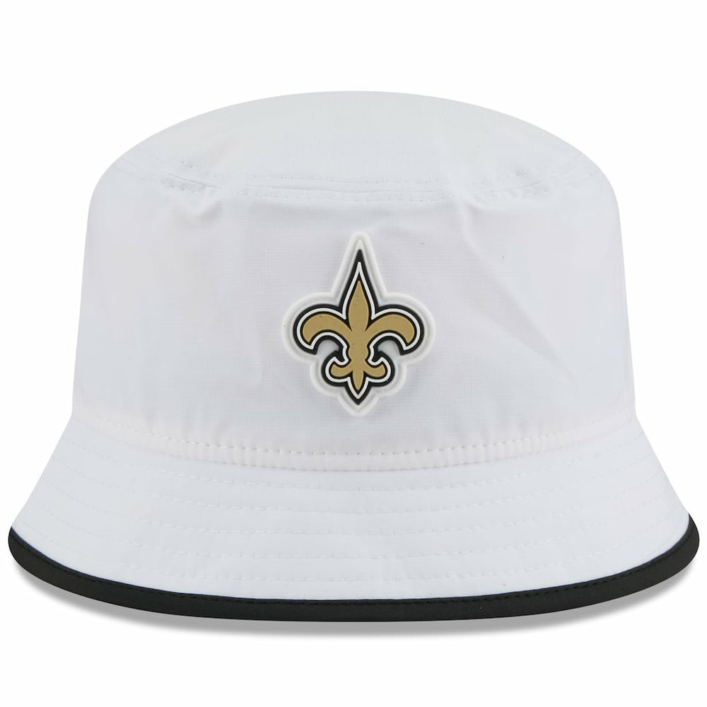 New Orleans Saints New Era 2025 NFL Training Camp Stretch Bucket Hat - White outlet