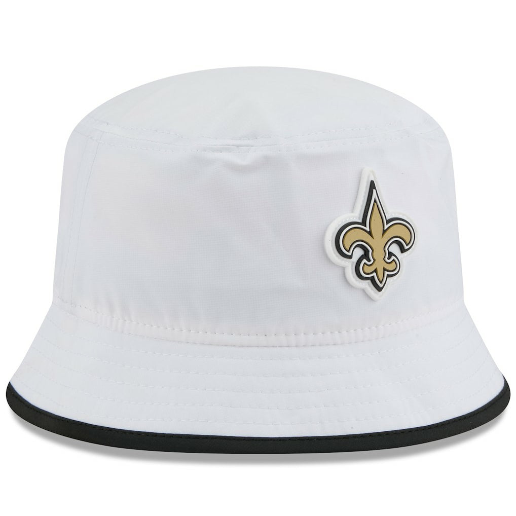New Orleans Saints New Era 2025 NFL Training Camp Stretch Bucket Hat - White outlet