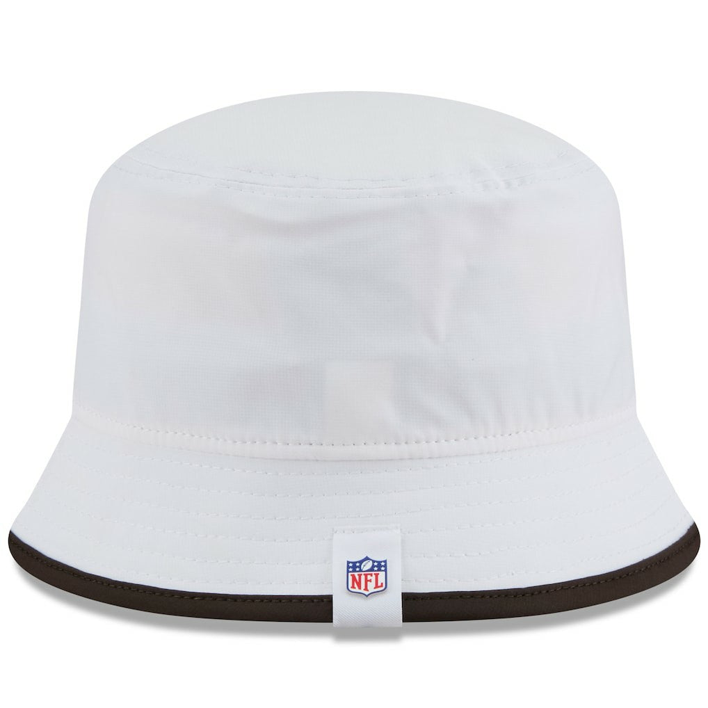 Cleveland Browns New Era 2025 NFL Training Camp Stretch Bucket Hat - White outlet