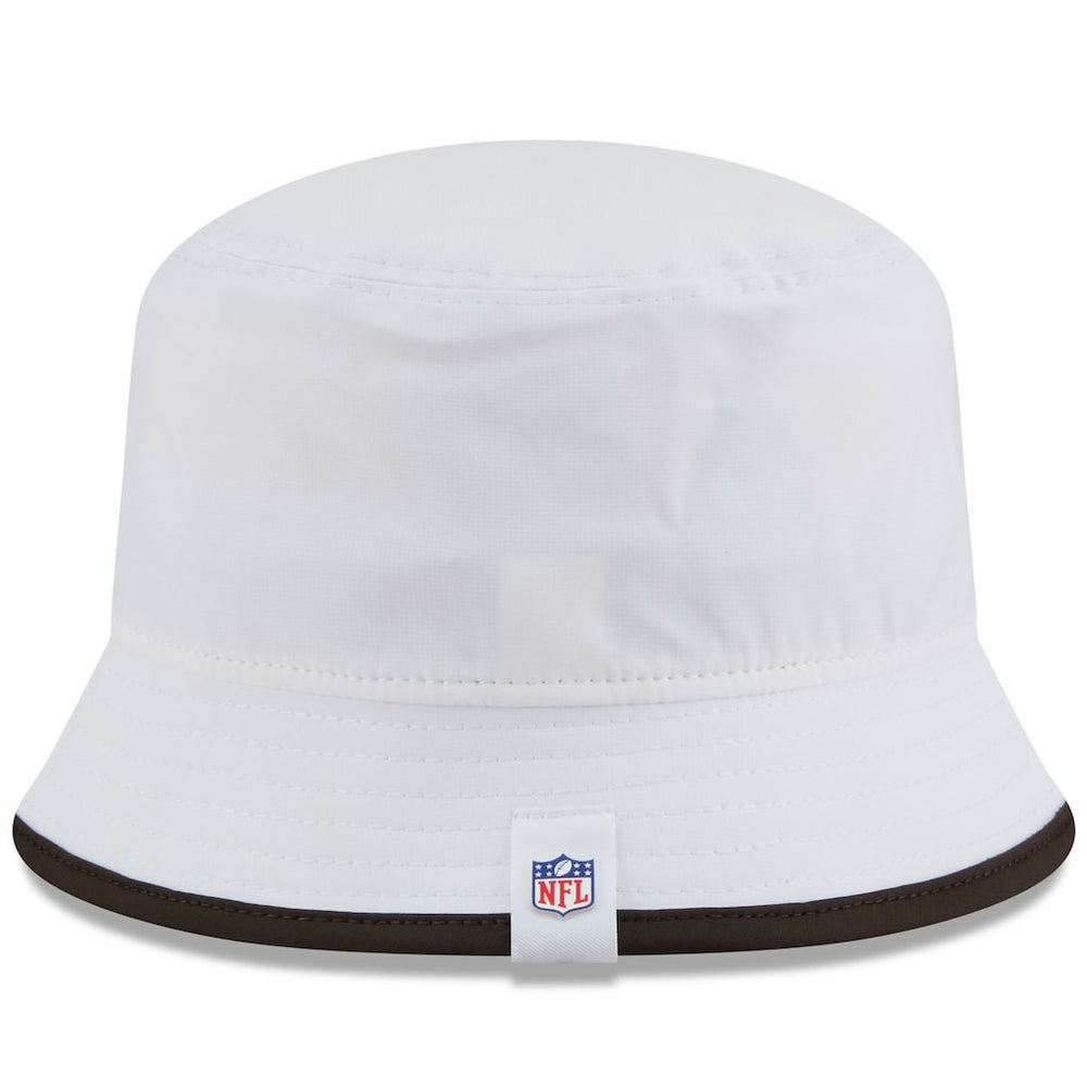 Cleveland Browns New Era 2025 NFL Training Camp Stretch Bucket Hat - White outlet