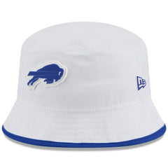 Buffalo Bills New Era 2025 NFL Training Camp Stretch Bucket Hat - White sale