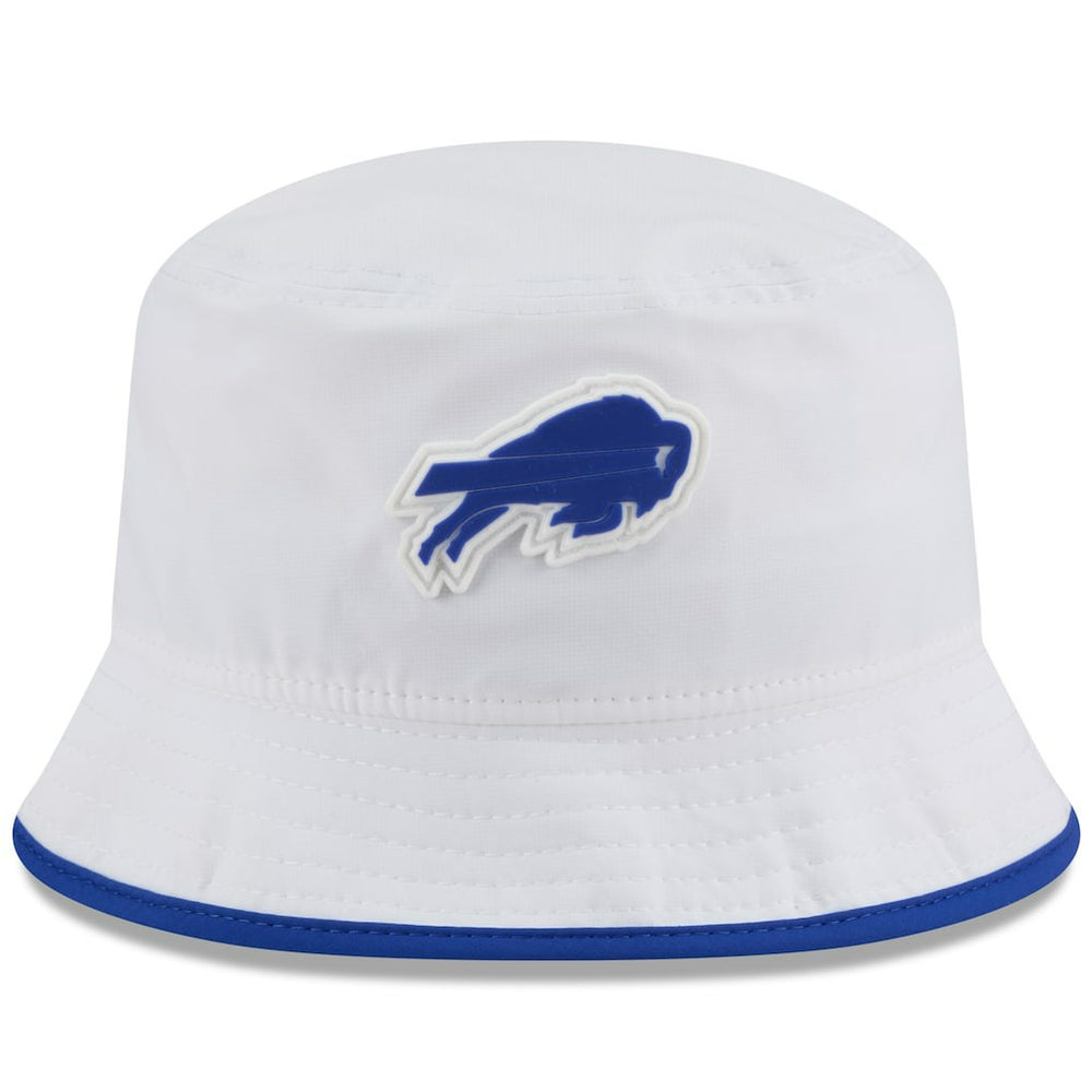 Buffalo Bills New Era 2025 NFL Training Camp Stretch Bucket Hat - White sale
