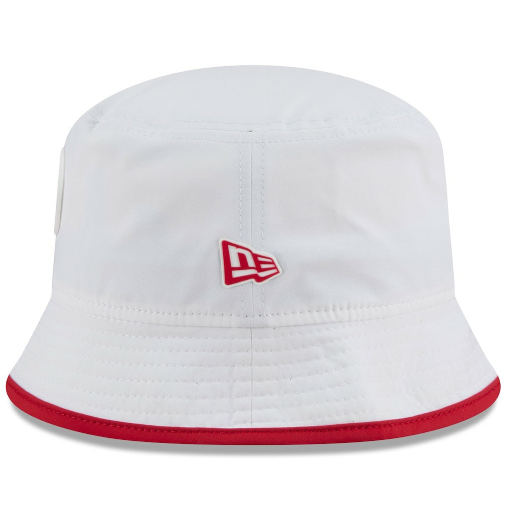 San Francisco 49ers New Era 2025 NFL Training Camp Stretch Bucket Hat - White outlet