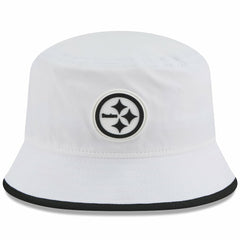 Pittsburgh Steelers New Era 2025 NFL Training Camp Stretch Bucket Hat - White sale