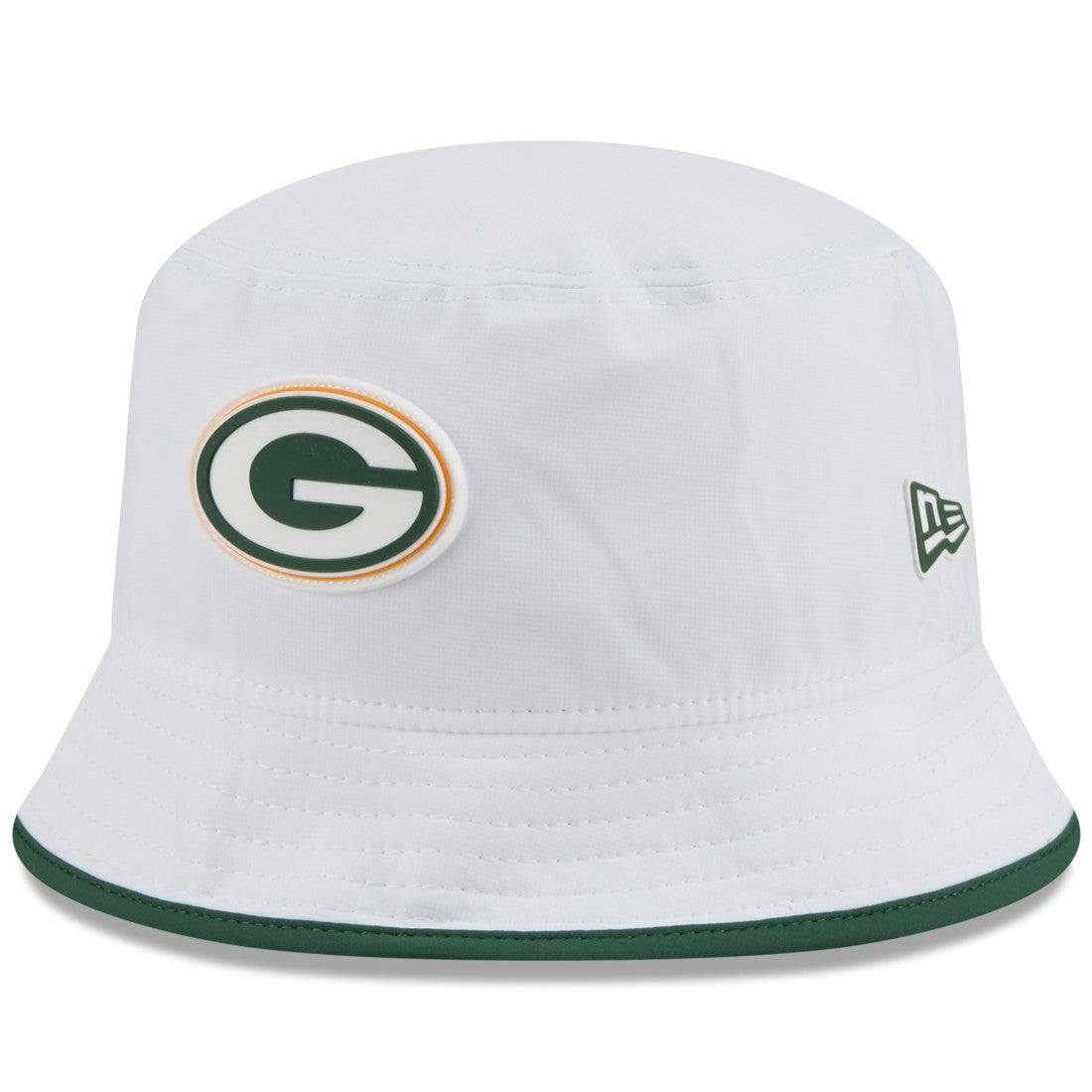 Green Bay Packers New Era 2025 NFL Training Camp Stretch Bucket Hat - White cheap