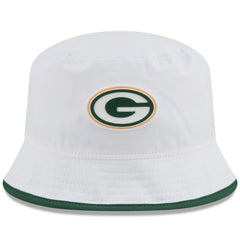 Green Bay Packers New Era 2025 NFL Training Camp Stretch Bucket Hat - White cheap