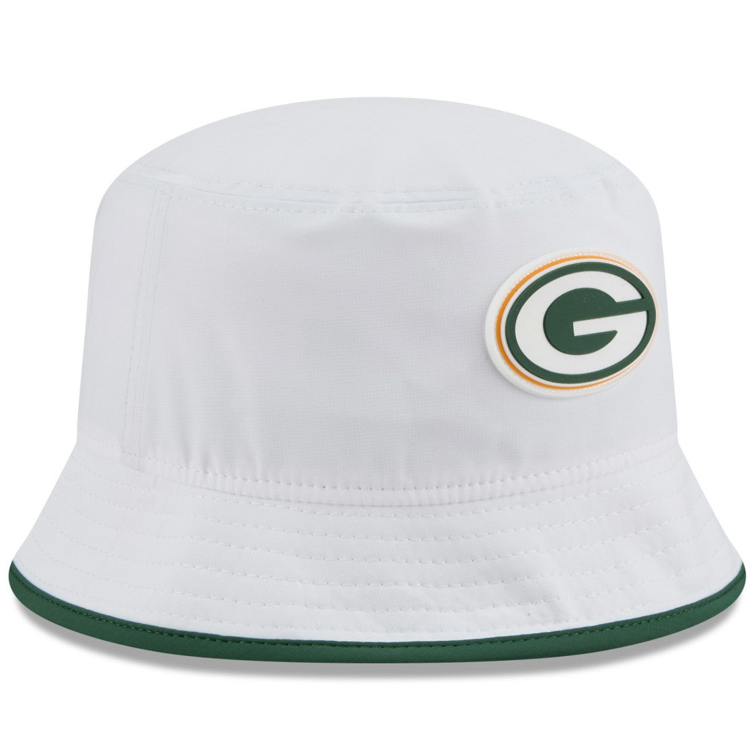 Green Bay Packers New Era 2025 NFL Training Camp Stretch Bucket Hat - White cheap
