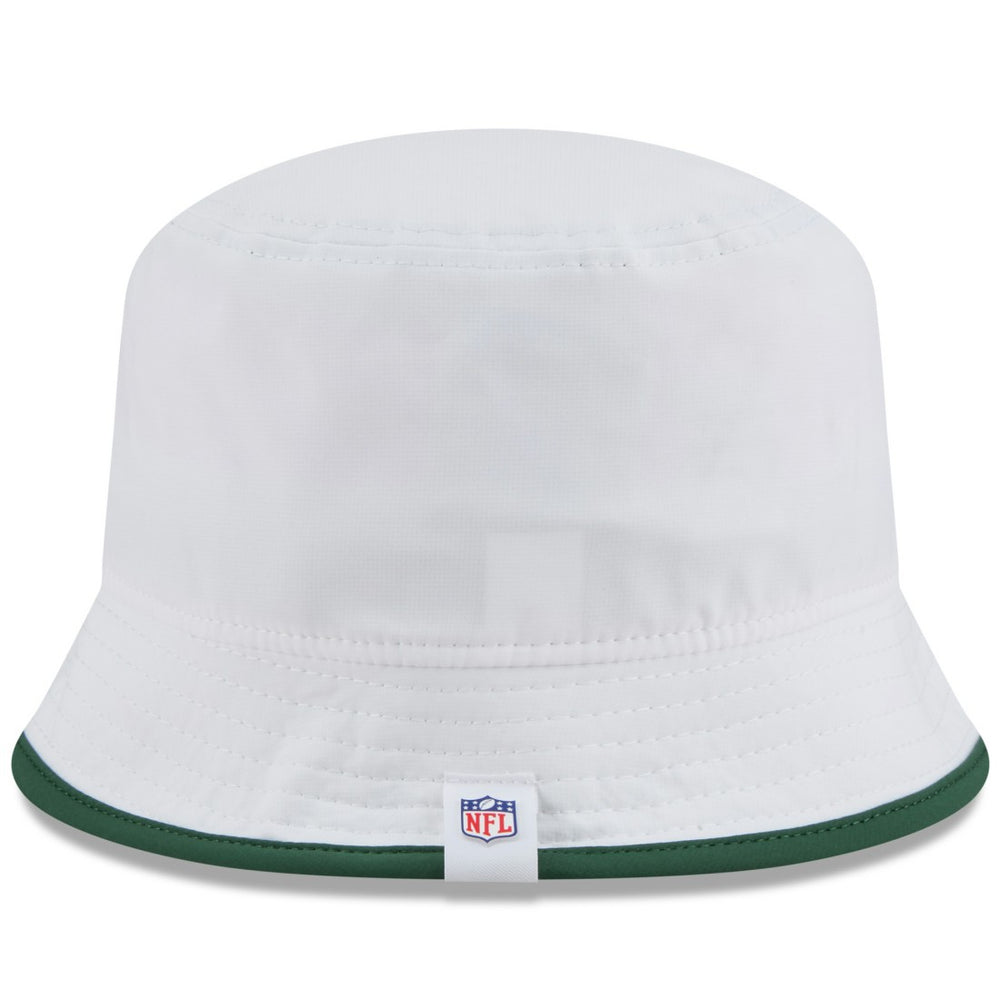 Green Bay Packers New Era 2025 NFL Training Camp Stretch Bucket Hat - White cheap