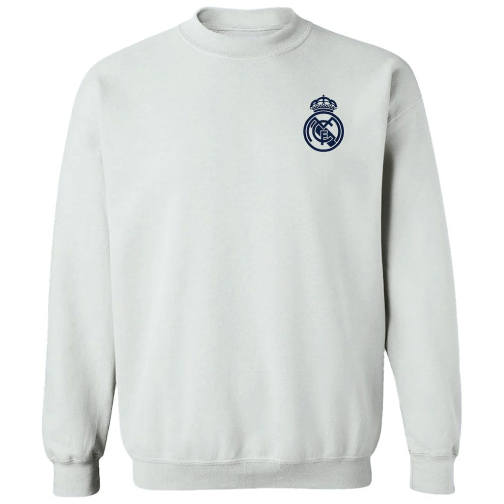 Real Madrid Vive La Fete Women's Impressions Artwork Pullover Sweatshirt - White on sale