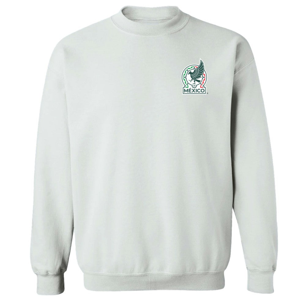 Mexico National Team Vive La Fete Women's Impressions Artwork Pullover Sweatshirt - White shop