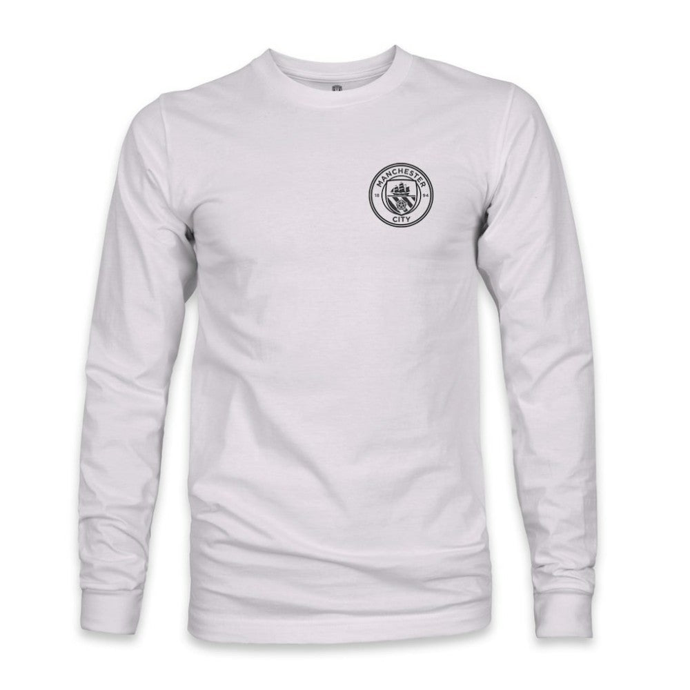Manchester City 1863FC Back Team Arch Long Sleeve T-Shirt - Gray sale