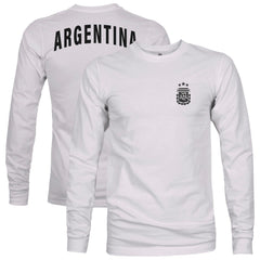 Argentina National Team 1863FC Back Team Arch Long Sleeve T-Shirt - Gray shop