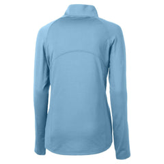 Arizona Diamondbacks Cutter & Buck Women's Raglan Adapt Eco Knit Stretch Recycled Half-Zip Top Powder Blue
