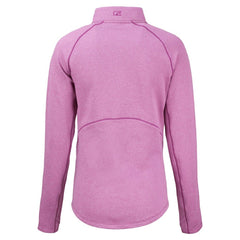 Washington Nationals Cutter & Buck Women's Peshastin Eco Fleece Recycled Half-Zip Jacket Heather Light Pink