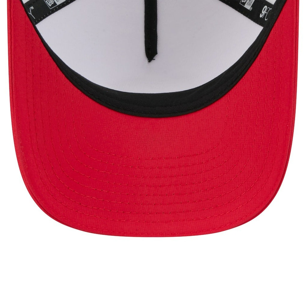 Kansas City Chiefs New Era Youth 2025 NFL Training Camp A-Frame 9FORTY Adjustable Hat - White/Red outlet
