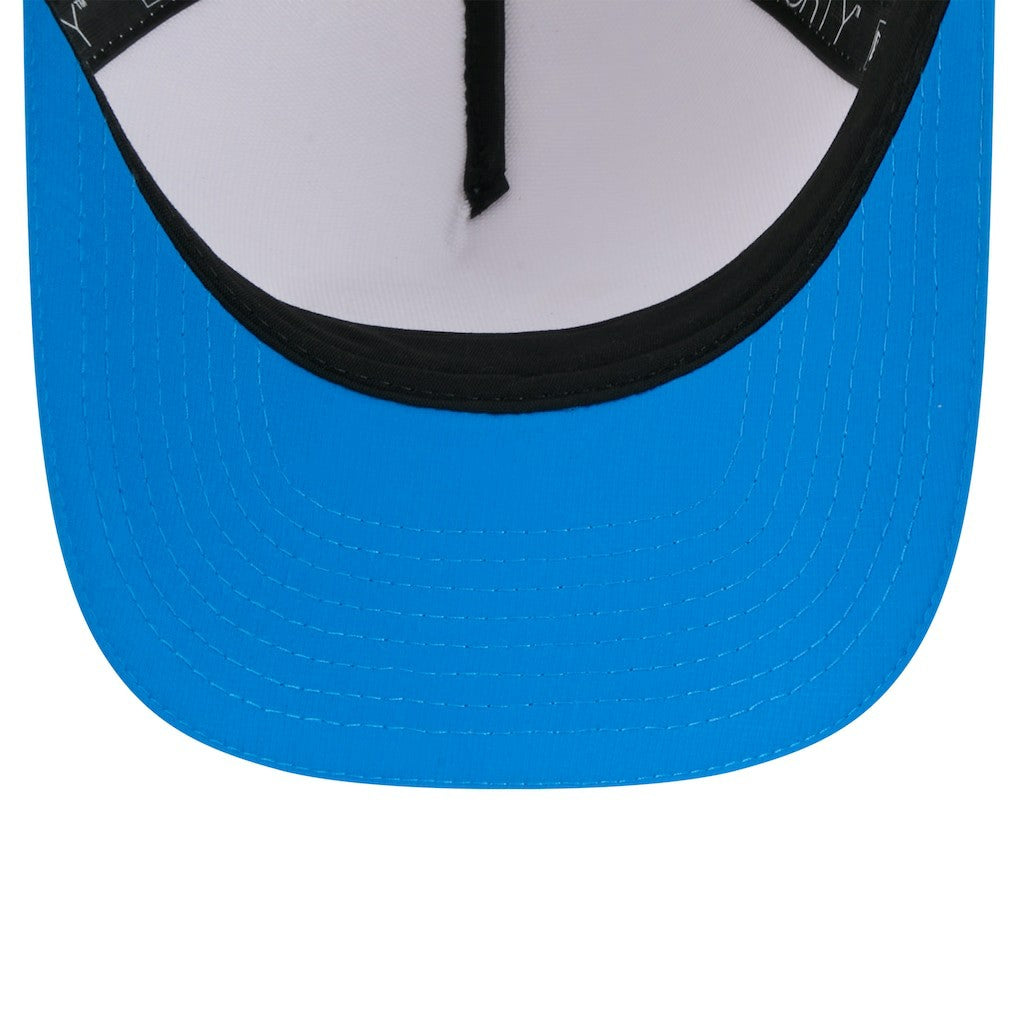 Detroit Lions New Era Youth 2025 NFL Training Camp A-Frame 9FORTY Adjustable Hat - White/Blue for sale