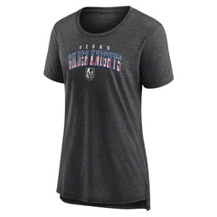 Vegas Golden Knights Women's Proud Tri-Blend T-Shirt - Gray T-shirts