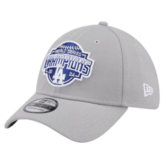 Los Angeles Dodgers 2024 World Series Champions 39THIRTY Flex Hat Gray