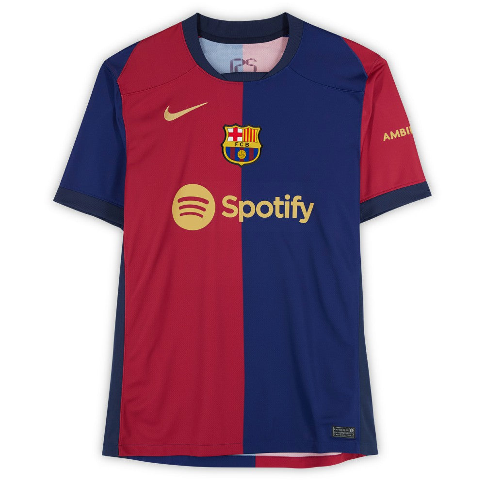 Patrick Kluivert Barcelona Autographed 2024-25 Red/Blue Home Jersey - BAS for sale
