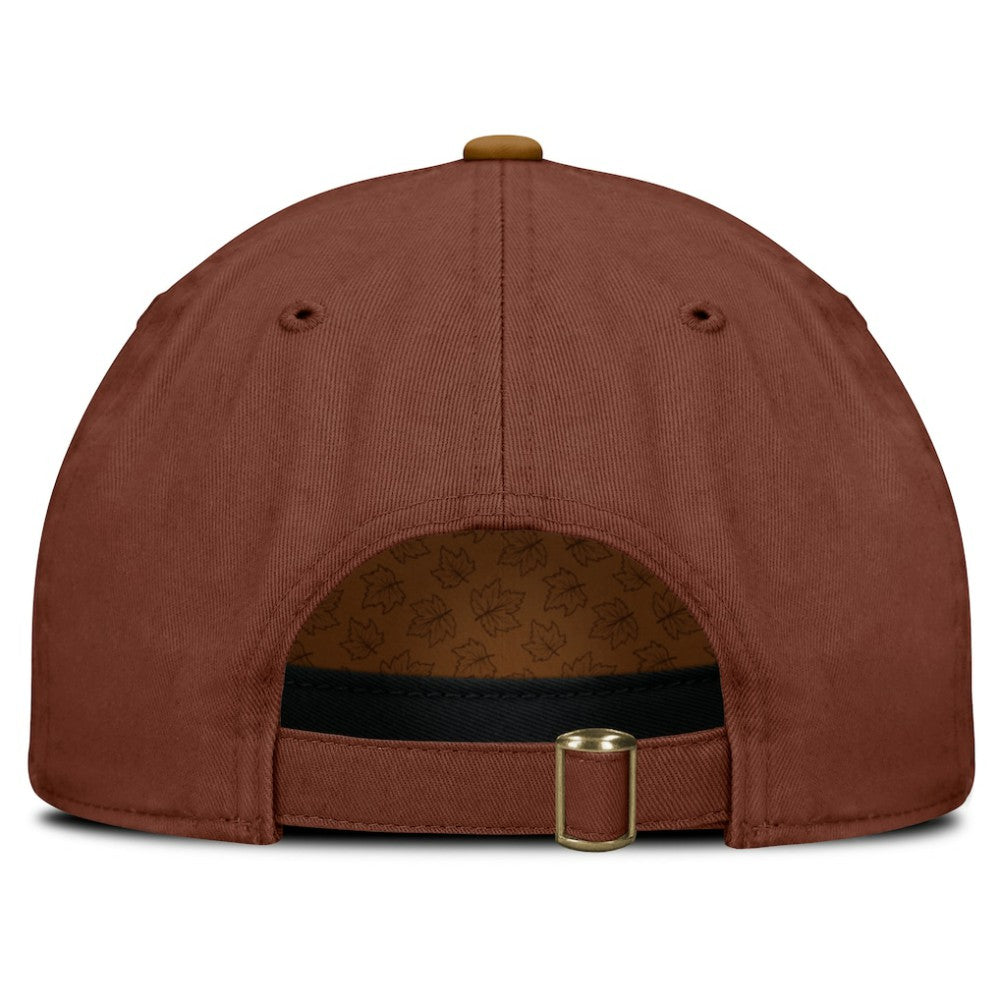 Boston Bruins Fanatics Fall Leaves Timber Adjustable Hat - Brown Hats
