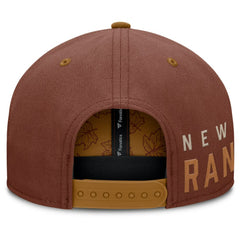 New York Rangers Fanatics Fall Leaves Acreage Snapback Hat - Brown Hats