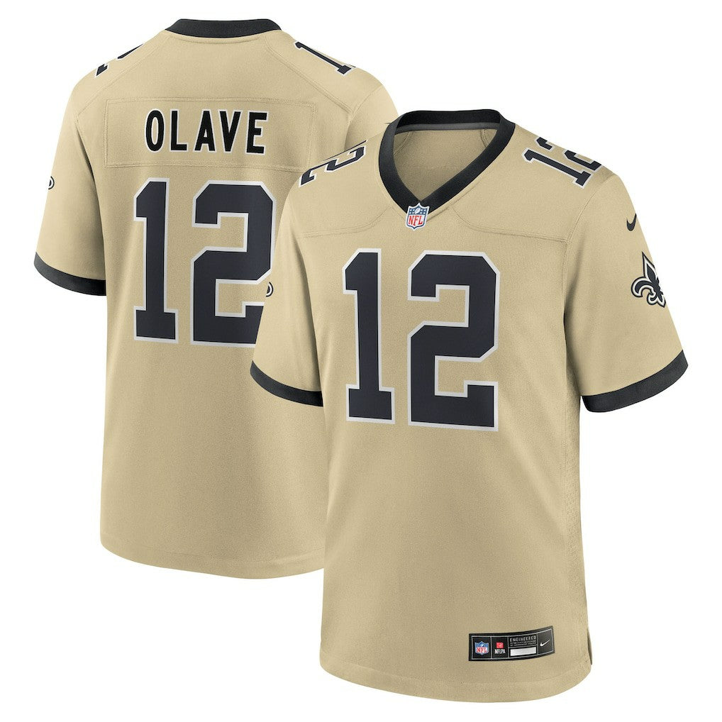 Chris Olave New Orleans Saints Youth Gameday Golds Alternate Game Player Jersey - Gold cheap