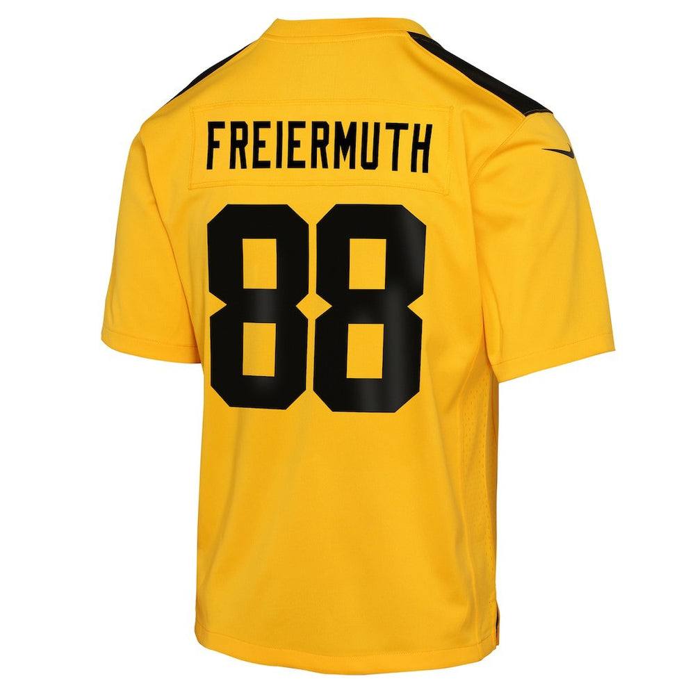 Pat Freiermuth Pittsburgh Steelers Youth Alternate 1933 Throwback Game Jersey - Gold discount