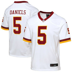 Jayden Daniels Washington Commanders Youth Game Super Bowl Era Jersey - White cheap