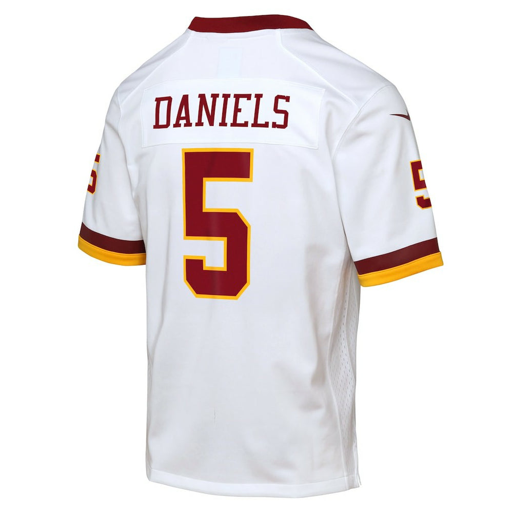 Jayden Daniels Washington Commanders Youth Game Super Bowl Era Jersey - White cheap