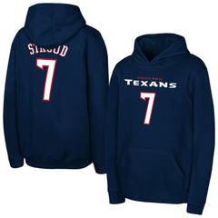 C.J. Stroud Houston Texans Outerstuff Mainliner Player Name & Number Hoodie - Navy sale