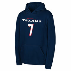 C.J. Stroud Houston Texans Outerstuff Mainliner Player Name & Number Hoodie - Navy sale
