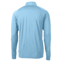 New York Giants Cutter & Buck Raglan Adapt Eco Knit Stretch Recycled Quarter-Zip Top - Powder Blue outlet