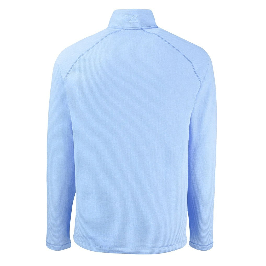 Cincinnati Bengals Cutter & Buck Peshastin Eco Fleece Recycled Raglan Quarter-Zip Top - Powder Blue cheap