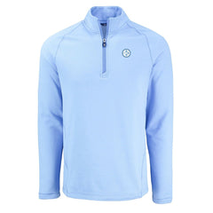 Pittsburgh Steelers Cutter & Buck Peshastin Eco Fleece Recycled Raglan Quarter-Zip Top - Powder Blue cheap