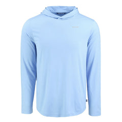 New Orleans Saints Men's Cutter & Buck Coastline Epic Comfort Eco Recycled Men's Hooded Shirt - Powder Blue on sale