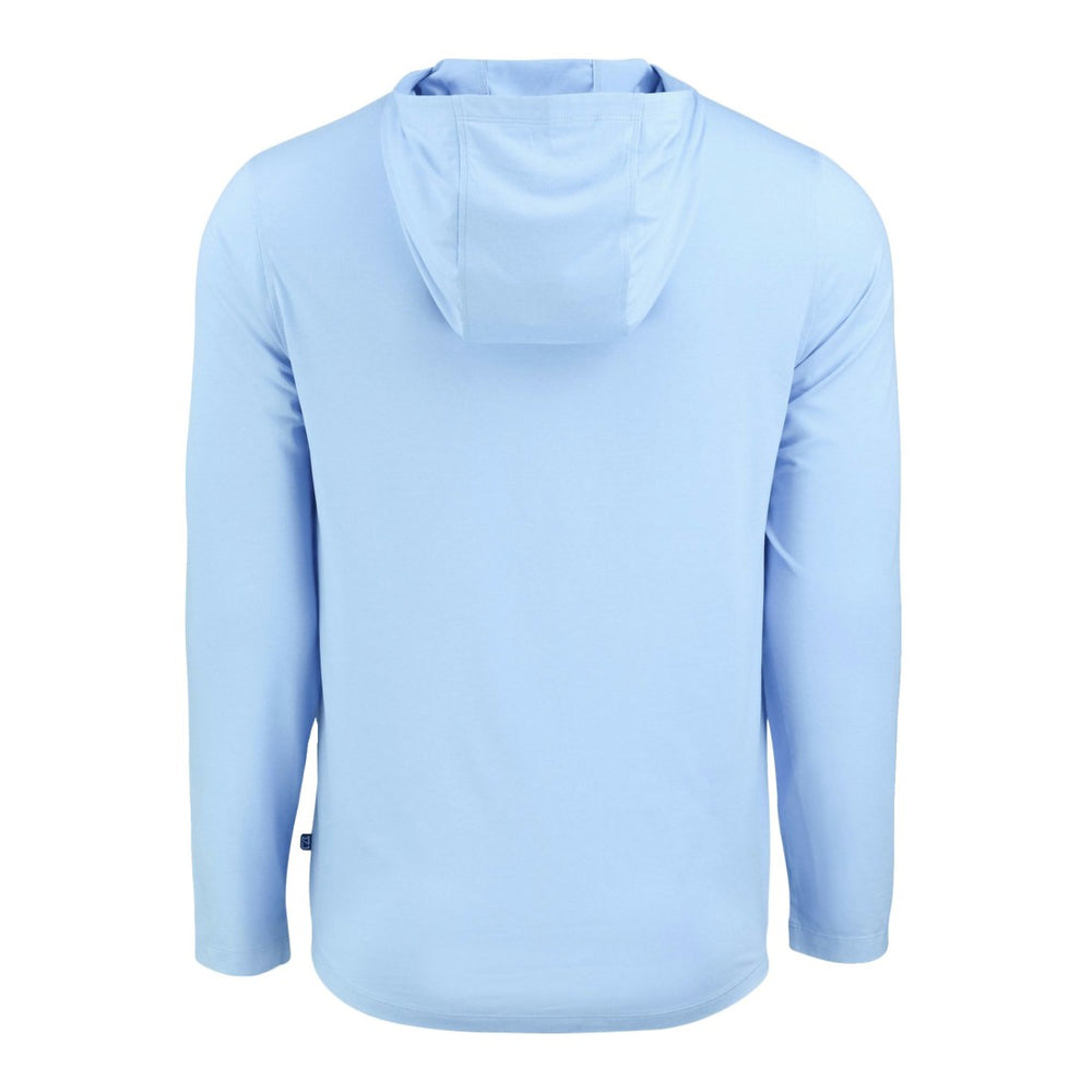Seattle Seahawks Men's Cutter & Buck Coastline Epic Comfort Eco Recycled Men's Hooded Shirt - Powder Blue discount