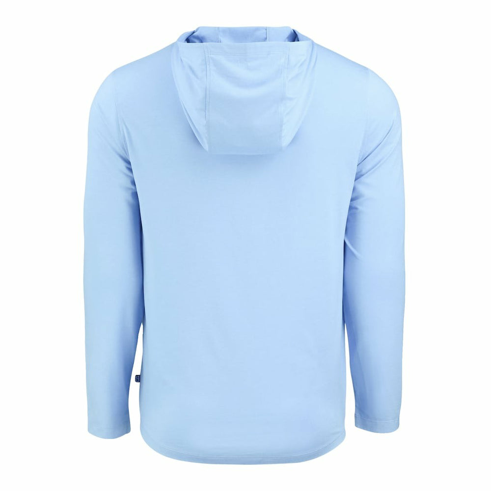 Buffalo Bills Men's Cutter & Buck Coastline Epic Comfort Eco Recycled Men's Hooded Shirt - Powder Blue discount