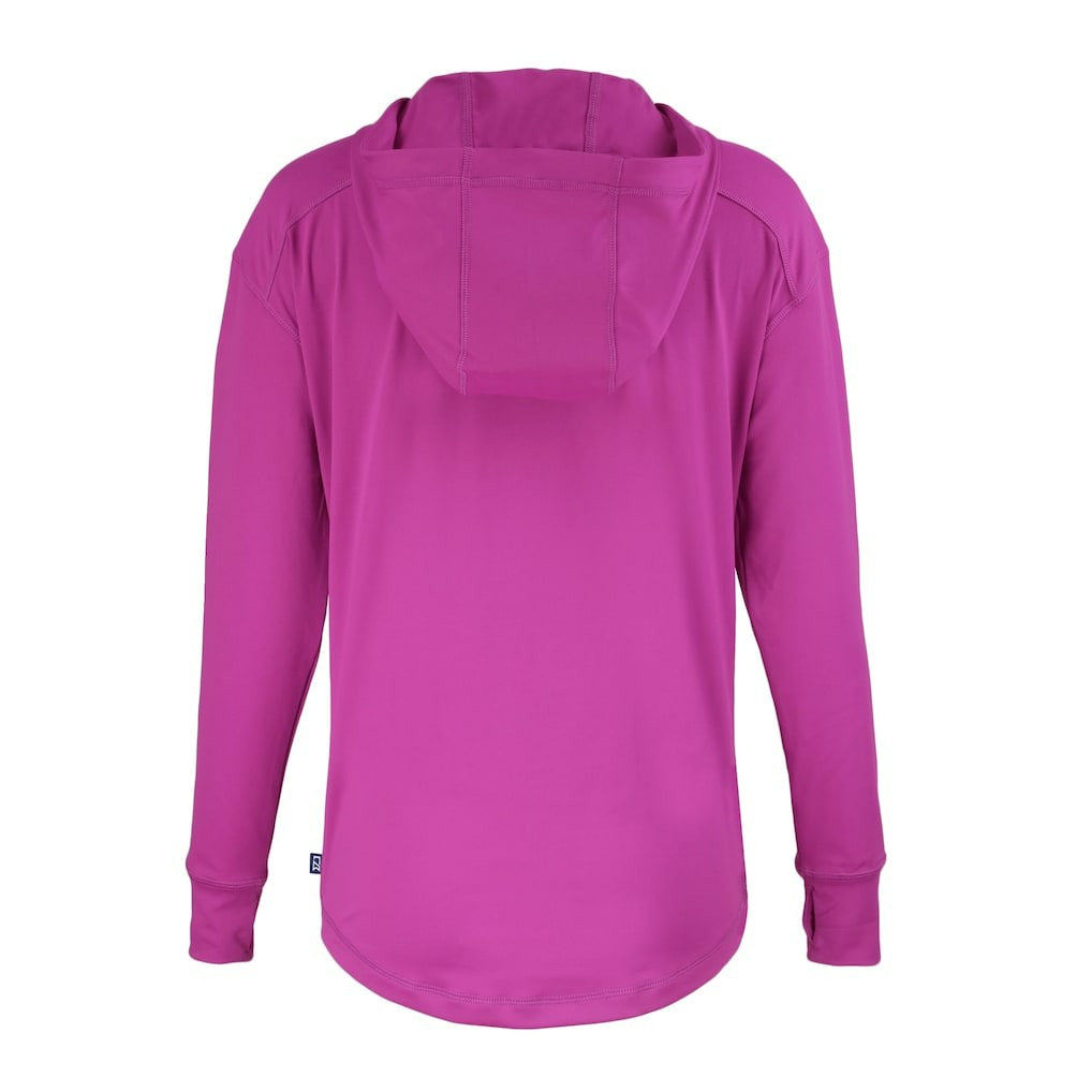 Cincinnati Bengals Cutter & Buck Women's Daybreak Eco Recycled Half-Zip Hoodie - Pink for sale