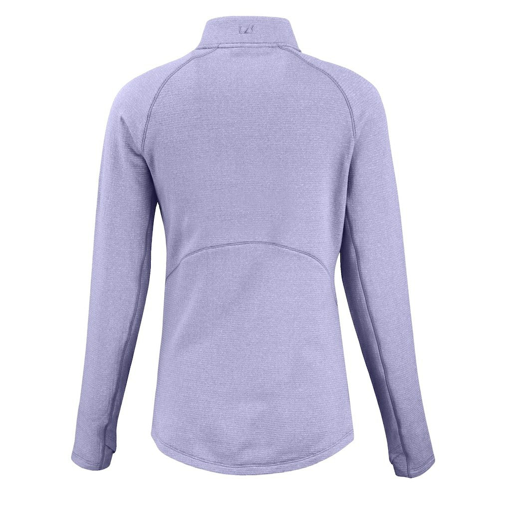 Carolina Panthers Cutter & Buck Women's Peshastin Eco Fleece Recycled Half-Zip Top - Purple sale