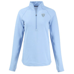 Chicago Bears Cutter & Buck Women's Peshastin Eco Fleece Recycled Half-Zip Top - Powder Blue cheap